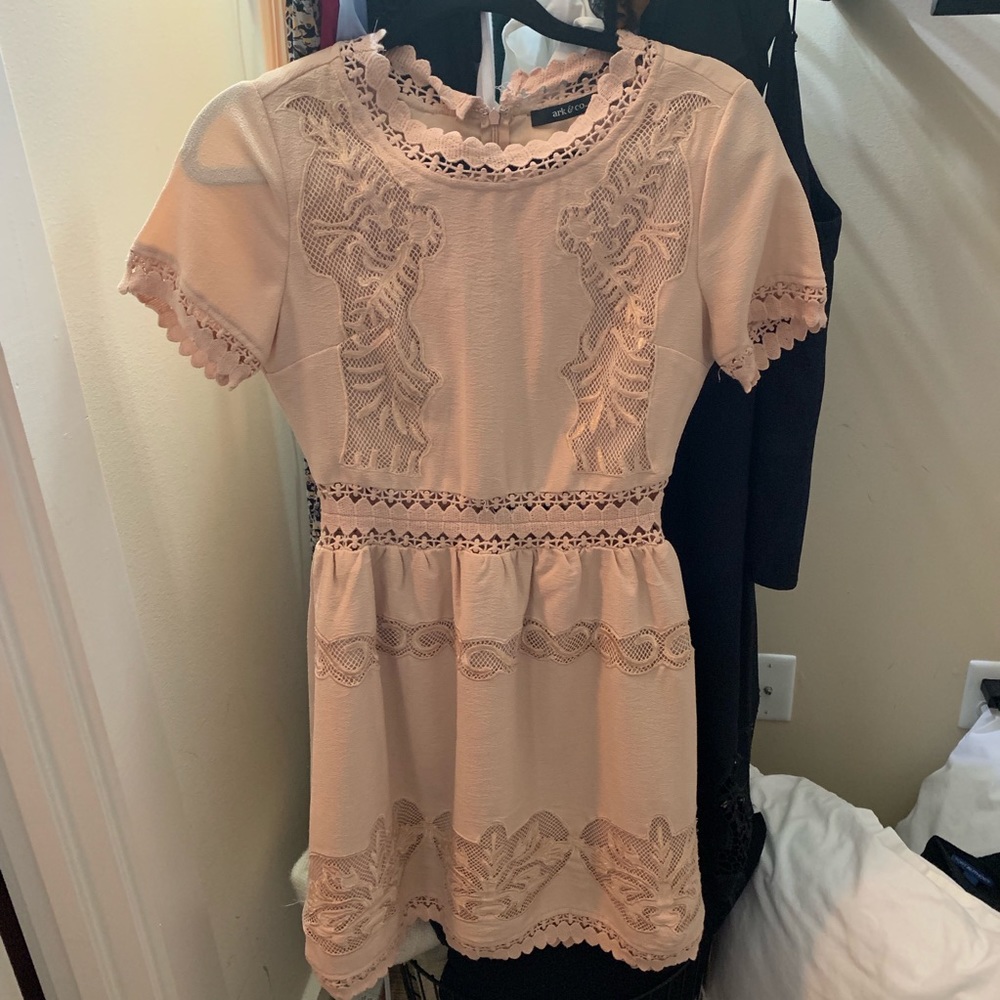 Ark & Co Blush Lace Dress